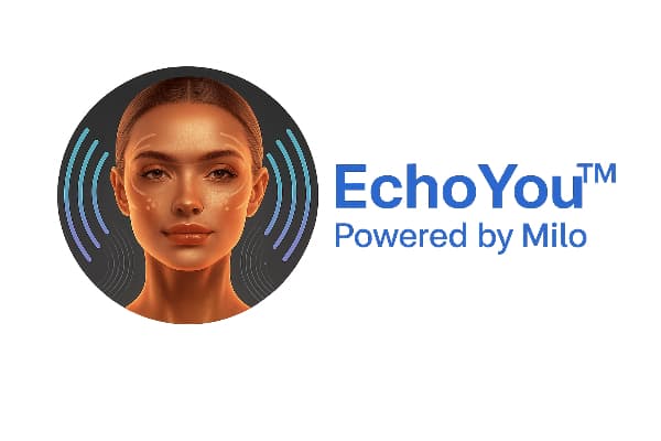 EchoYou powered by Milo logo